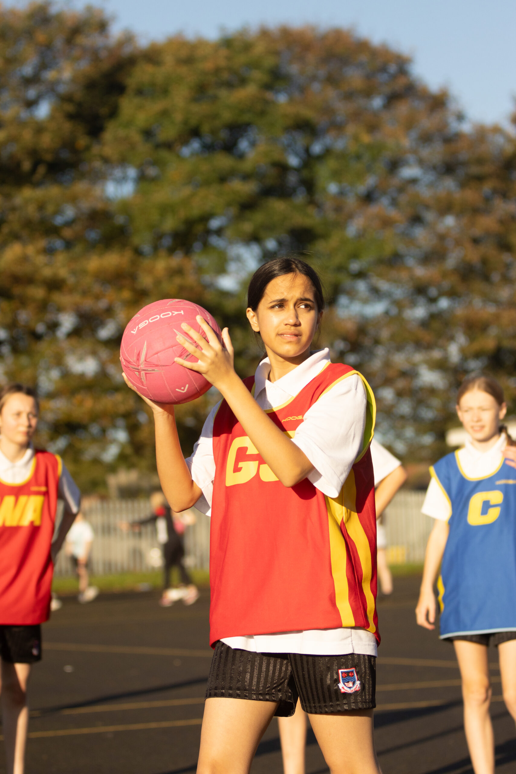 Modern classroom with interactive whiteboard